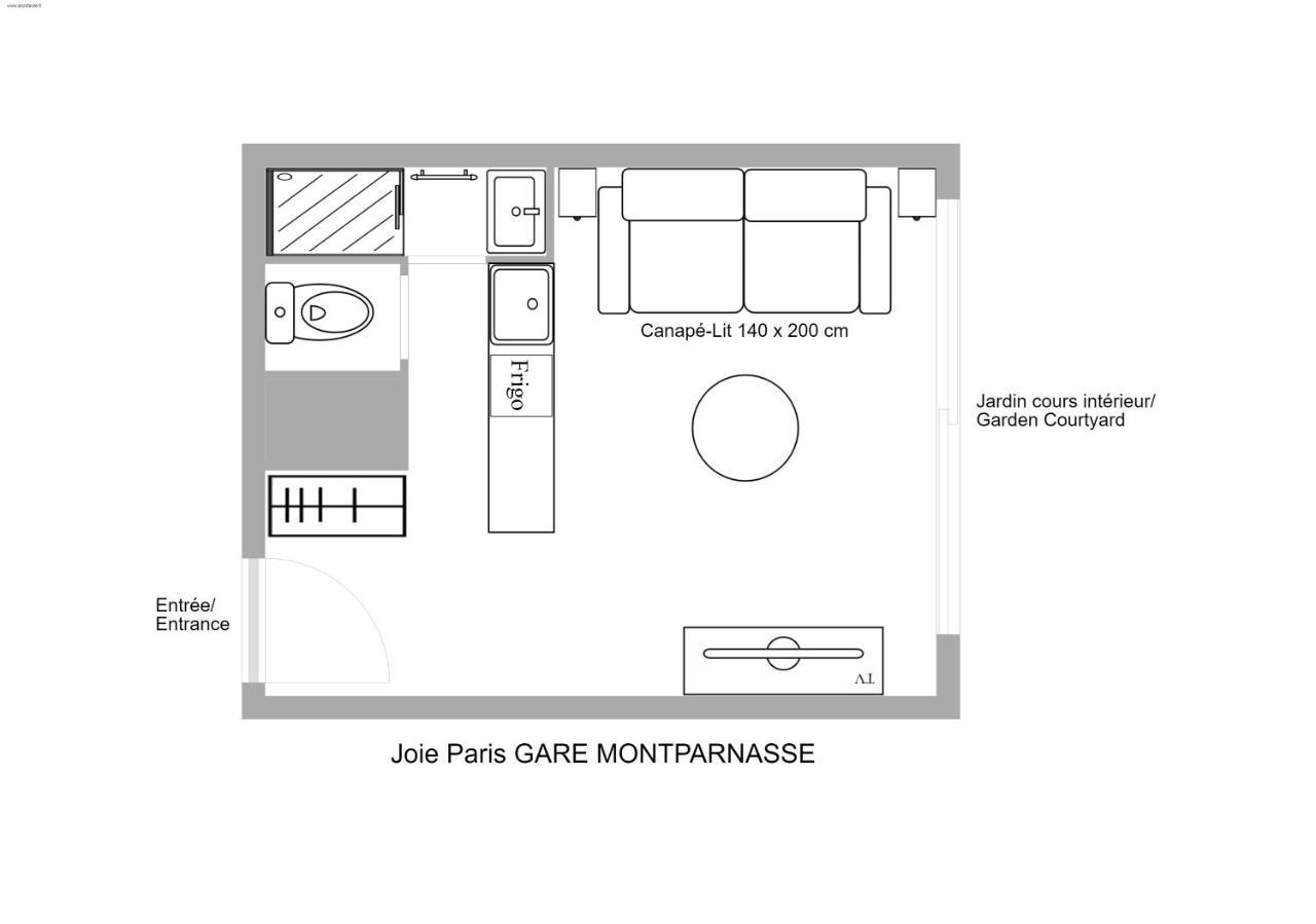 Joie Paris Gare Montparnasse Apartment Екстериор снимка